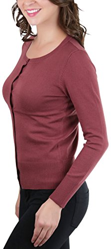 Image of ToBeInStyle Women's Long Sleeve Button Down V-Neck Cardigan