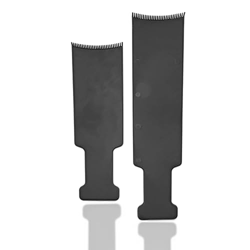 Dioche Tabla de resaltado balayage con dientes, 2 piezas, tabla de balayage, herramientas de paleta profesional para teñir el cabello y uso en