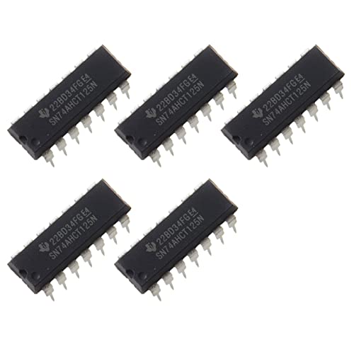 Horinktor 5Pcs Sn74Ahct125N 4-Ch, 4.5-V To 5.5-V Buffers With Ttl-Compatible Cmos Inputs And 3-State Outputs. #TOP11