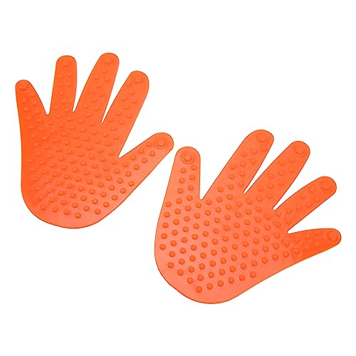 Marcadores de Chão Em Forma de Mão Em PVC, Marcadores de Ponto de Mão Antiderrapantes Portáteis Coor