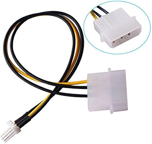 R05 20cm 4pin Molex IDE auf 3pin CPU GehA use LA fter Strom Kabel Adapter  pin Molex IDE auf pin mA nnlich  KabellA nge  ca  20cm