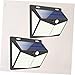 DIKACA Solar Motion Sensor Wall Lights 208 LED Waterproof Outdoor Solar Lamps for Patio Garden Yard 2pcs Tool