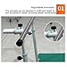 Adjustable Height and Width Parallel Bars for Rehabilitation, Physical Therapy Gait Training Bars with Non-Slip Base, Heavy Duty Rehab Equipment