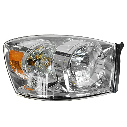 Image of TRQ Passenger Side Headlight Assembly Compatible with 2007-2008 Dodge Ram 1500 2500 3500 CH2503180