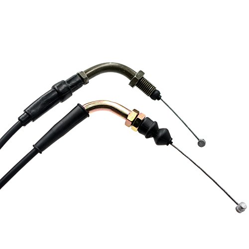 Royitay Throttle Twist Grip Set With 7/8" Or 22Mm Handlebar Throttle Cable For 50Cc 80Cc 125Cc 150Cc Qmb139 Gy6 Motor Scooter Replacement Parts #TOP5
