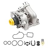 Dasbecan Aluminum Electric Engine Water Pump Assembly Replaces# 06H121026CQ 06H121026AB Compatible with 2008-2016 Audi A3 A4 A5 A6 Q3 Q5 TT VW Beetle CC Eos GTI Jetta Passat Tiguan 2.0L 2.0T