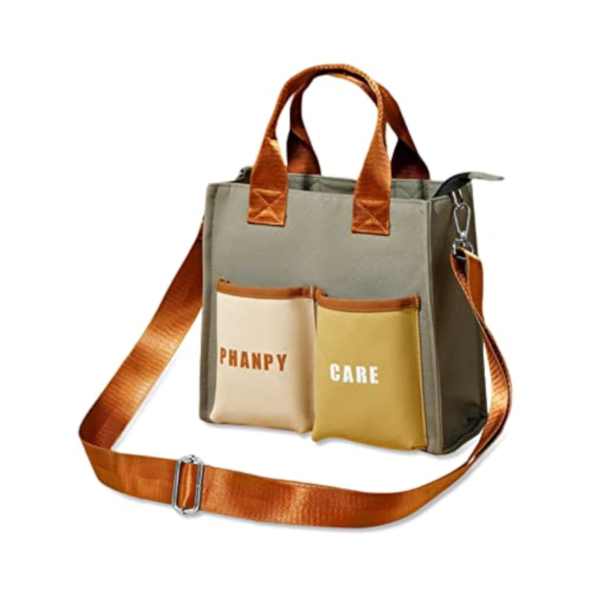 Stylish Lightweight Diaper Bag Tote, Waterproof Changing Bag