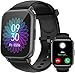 RUIMEN Montre Connectée Homme Femme avec Appel Bluetooth Smartwatch avec Podometre Cardiofrequencemetre Oxymetre Montre Sport pour iPhone Android Etanche IP68 Notification Chronometre Meteo Noir