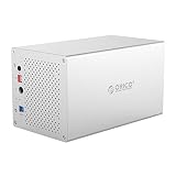 ORICO 4-Bay Aluminium USB 3.0 External Hard Drive RAID Enclosure for 4x 3.5 Inch...