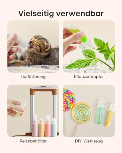 Nuliie Kolostrum-Sammelset 7ml/12pcs, BPA-frei, wiederverwendbar, auslaufsicher Muttermilch Sammler mit Baumwolltuch Tuch, Aufbewahrungsbehälter, Reinigungsbürste - Ready-to-Use für Neugeborene
