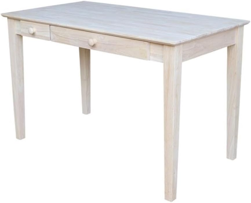 International Concepts Computer Desk with Flip Down Drawer