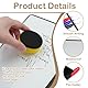 Whiteboard Klein A5, SHAIDOJIO A5 Mini Whiteboard mit 3 Farbe White Board Marker, 1 Schwamm und 1 Wischtuch, Doppelseitiges Tragbares Mini Schreibtafel Abwischbar mit PU-Abdeckung für Büro Schule