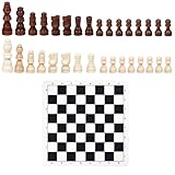 DUINIU 1 Set di Scacchi E 1 Pezzo di Flanella Scacchiera,...