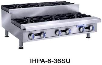 Estufa de Gas con 6 Puestos de 36 Pulgadas