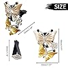 2Pcs Butterfly Car Air Vent Clip Car Fragrance Car Diffuser Air Freshener Rhinestone Car Bling Accessories (Purple) #2