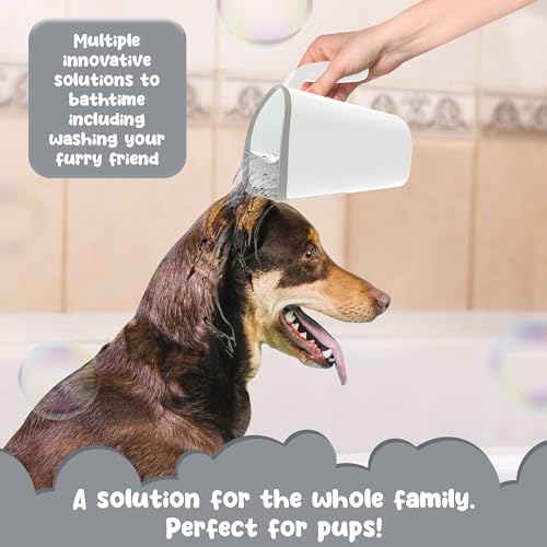 Image of Shampoo Rinse Cup for Kids | Baby Bath Pail | Tear Free Baby Rinser Pail
