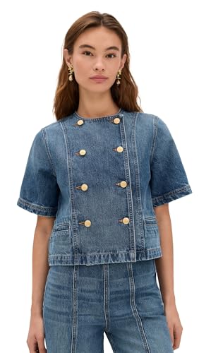 Ulla Johnson Women's The Serge Short Sleeve Jacket