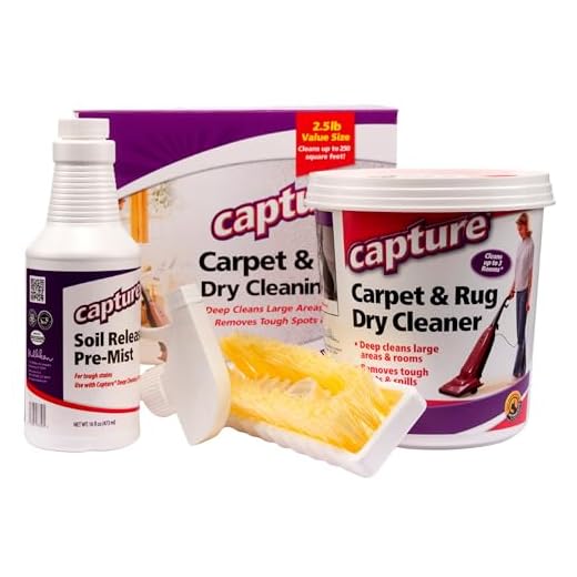 Capture Carpet Total Care Kit 250 - Home Couch and Upholstery, Car Rug, Dogs & Cats Pet Carpet Cleaner Solution - Strength Odor Eliminator, Stains Spot Remover, Non Liquid & No Harsh Chemical