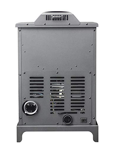 US STOVE 5501S 2,200 Sq. Ft. King Mini Pellet Stove with 20 lb. Hopper and Remote, Medium, Black