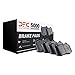 Dynamic Friction Company 5000 Advanced Brake Pads - Semi Metallic 1551-0200-00-Front Set
