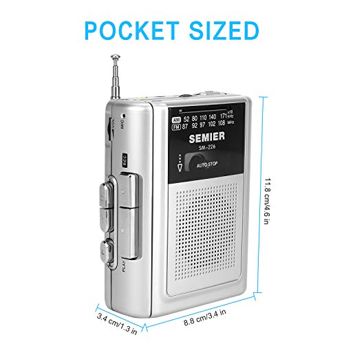 Buying Guide SEMIER Portable Cassette Player Recorder AM FM Radio
