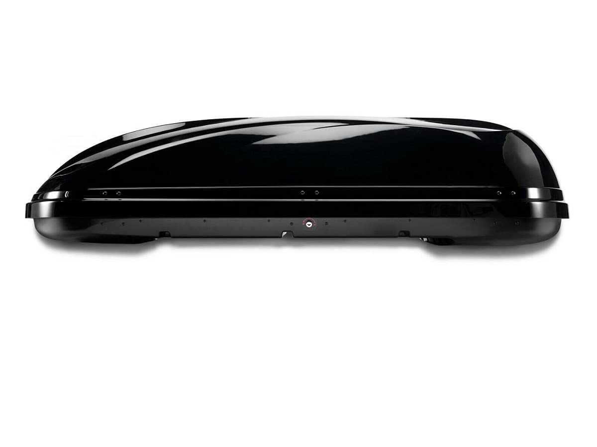 Box baule da tetto auto portapacchi auto shuttle viaggio modula mobi 450 lt nero