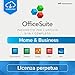 OfficeSuite Home & Business | Pacchetto 5-in-1 per l'ufficio | Documents, Sheets, Slides, PDF, Mail e Calendar | Licenza perpetua | 1 PC Windows | 1 utente [Online Code]