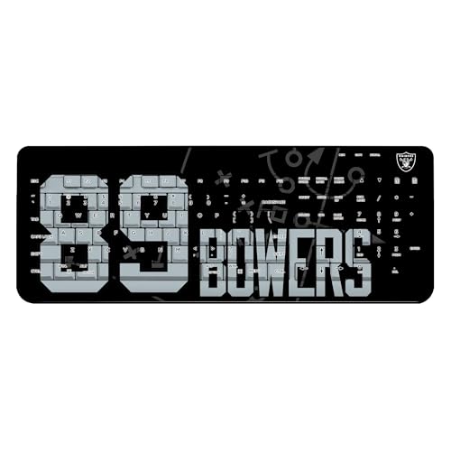 Keyscaper Brock Bowers Las Vegas Raiders Wireless Keyboard