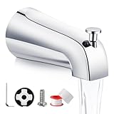 Universal Tub Spout with Diverter, Bathtub Faucet Replacement Fits 1/2" Copper Water Tube (5/8" OD)