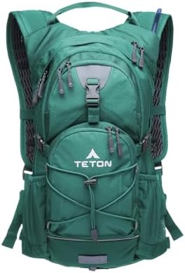 Teton Oasis Hydration Backpack – Lightweight Water Pack with Bladder for Hiking, Running, Cycling, Biking – 18L/22L Sizes – Sewn-in Rain Cover – Fits Men and Women