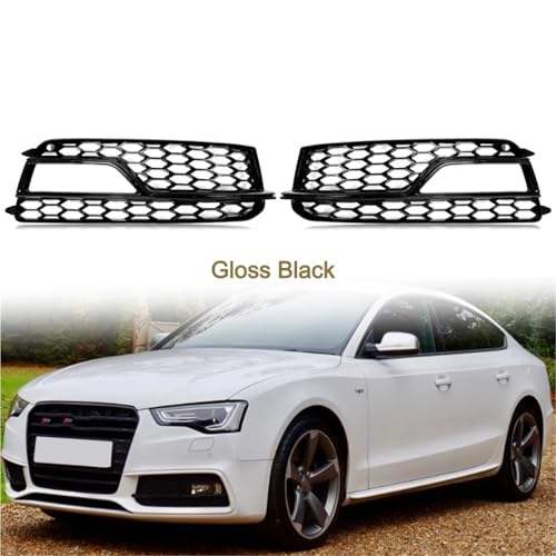 Grille de phares antibrouillard pour S5 A5 2013-2016 double noir - 2
