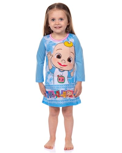 Komar Kids CoComelon Toddler Girls JJ Character Nightgown With Matching doll Gown3