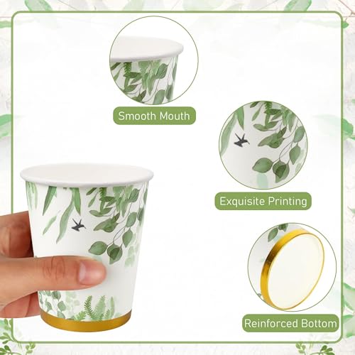 Tasses en papier eucalyptus de qualité supérieure pour boissons de réception