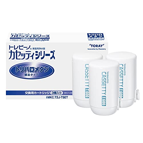 Toray Trevino Water Purifier, Casetti Series, 3 Cartridges Total [Replacement Cartridge MKC.TJ/MKC.T2J-TSET]