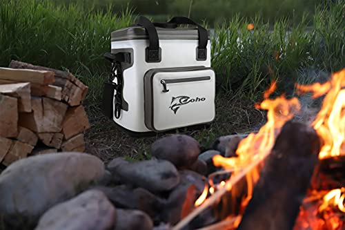 Coho Cooler Bag | 24 Can Personal Cooler And Lunch Box | Insulated Leak Proof Portable Cooler | Cooler Bag For Beach,Travel, Picnic, Camping, Hiking, And Kayak Cooler #TOP7