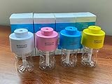 Mini Portable Bottle Cap Air Humidifier with USB Cable for Office Home, White
