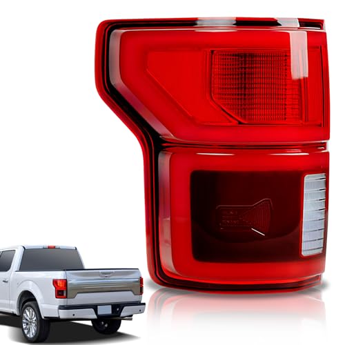 STRAUTOS LED Tail Lights Compatible With Ford F150 2018 2019 2020 Rear Brake Lamp Signal Assembly ‎Taillights with Blind Spot Module Not Included Replace KL3Z13405B(W/Blind Spot, Left Driver Side) by STRAUTOS - Used condition - US$84.09