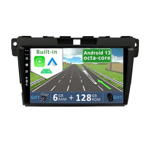 YUNTX [6GB+128GB] Android 13 Autoradio für Mazda CX-7 (2008-2014)-[Integriertes
