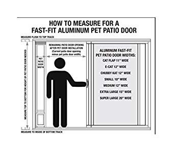 Ideal Pet Products 80PATMW Aluminum Pet Patio Door thumb #3