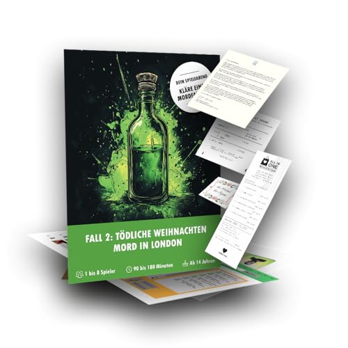 Stadtkrimis Exit Escape Stadtführung KrimiGames® Fallakten Spiele - Realistisches Crime Game für zu Hause - Krimi-Spiele für Erwachsene - 3 spannende Kriminalfälle lösen (3 für 2 Deal) - Mordfall lösen Spiel für 1-6 Personen ab 14 Jahren