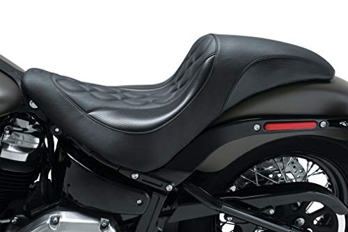 Mustang Tripper Fastback 1-Piece Seat (Double Helix) For 18-20 Harley Flsl #TOP10
