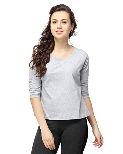 Image of PINACOLADA Women Round Neck Quarter Sleeve T-Shirts