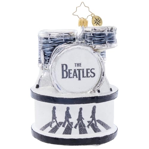 Christopher Radko Beatles Abbey Road Drum Ornament