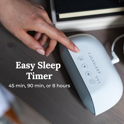Yogasleep Soundcenter Portable White Noise Machine, 6 Soothing Sounds, 25 Volume Settings, Includes Timer, Sleep Therapy for Adults & Kids, Noise Cancelling for Office Privacy & Meditation - Image 5
