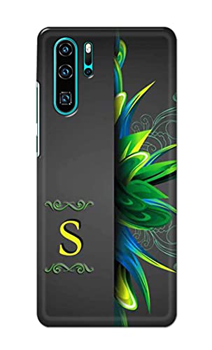 Image of Name II Initial II Letter Alphabet S Hard Back Case Cover for Huawei P30 Pro,VOG-L29, VOG-L09, VOG-L04, VOG-AL00, VOG-AL10 Back Cover -(J5) VNS2222