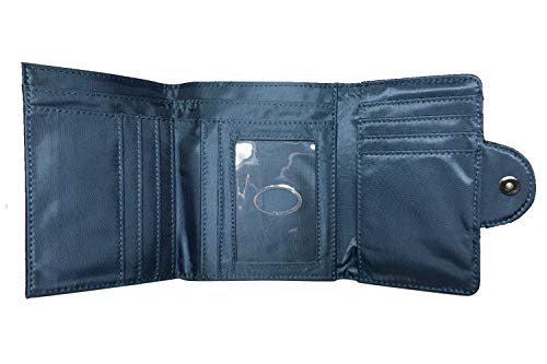 Image of Big Skinny Women's Trixie Leather Tri-Fold Slim Wallet, Holds Up to 30 Cards