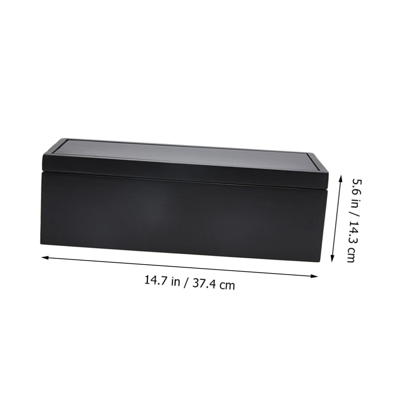 Boîte de Rangement la Gestion des Câbles en Plastique Noir pour Câbles Design Fendu pour Organisation Rapide des Appareils Électriques et Téléphones à Domicile