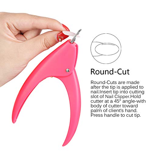 Drnail-Acrylic-Nail-Clipper-Fake-Nail-Tip-Cutter-Professional-Nail-Trimmer-for-Acrylic-Nails-Cutter-Fake-Nail-Tip-Clipper-Tool-for-Salon-Home-Nail-Art-Beauty-Design-DIYBlack