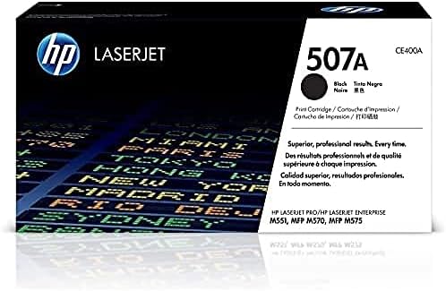 Original HP 507A Black Toner Cartridge 