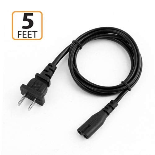 5ft AC Power Cord Cable for QFX PBX-100 Portable Bluetooth Party Speaker System